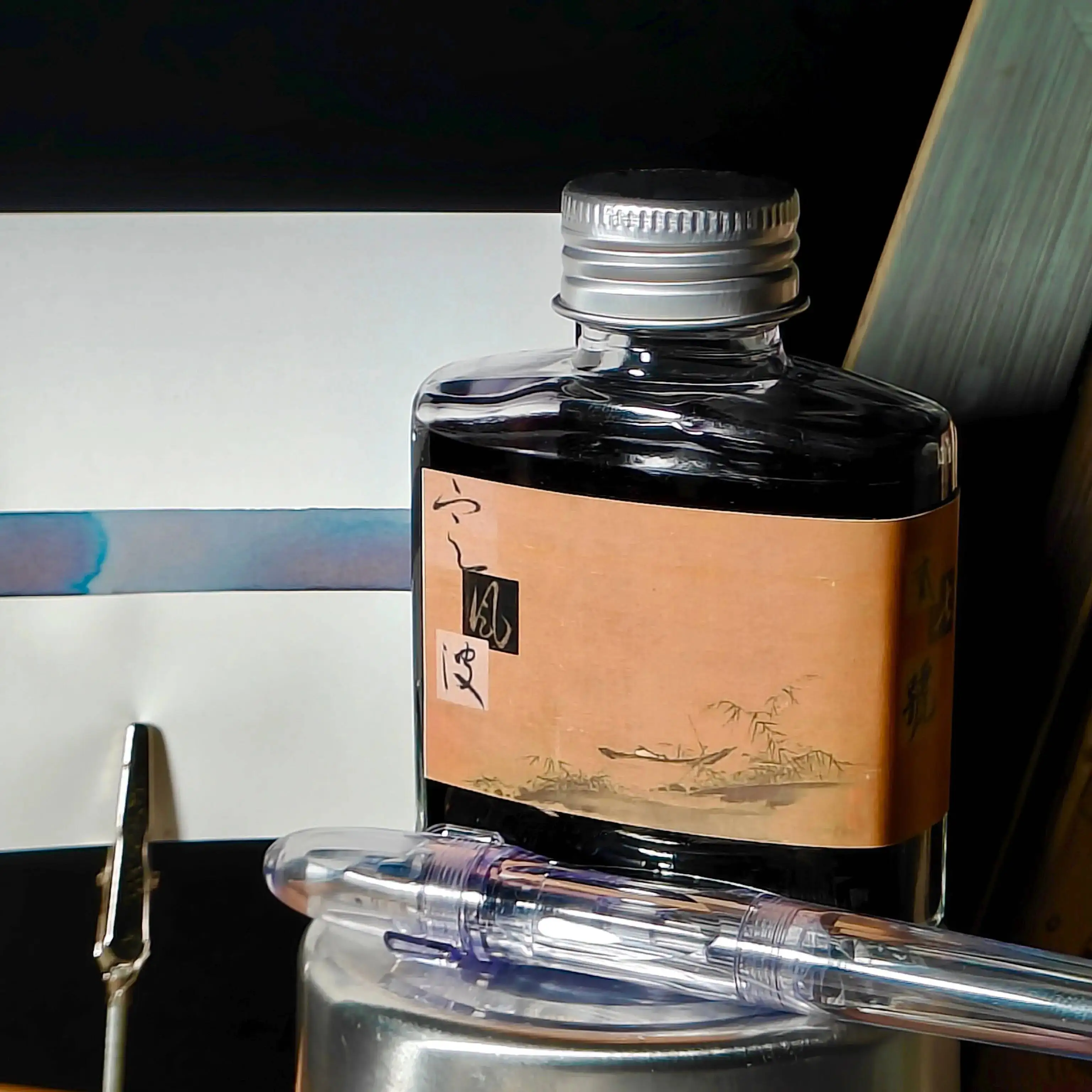 Zerkon Ink NO.27,Calm Down, Color Ink Chromatography Pen Ink Hand Account Drawing Ink