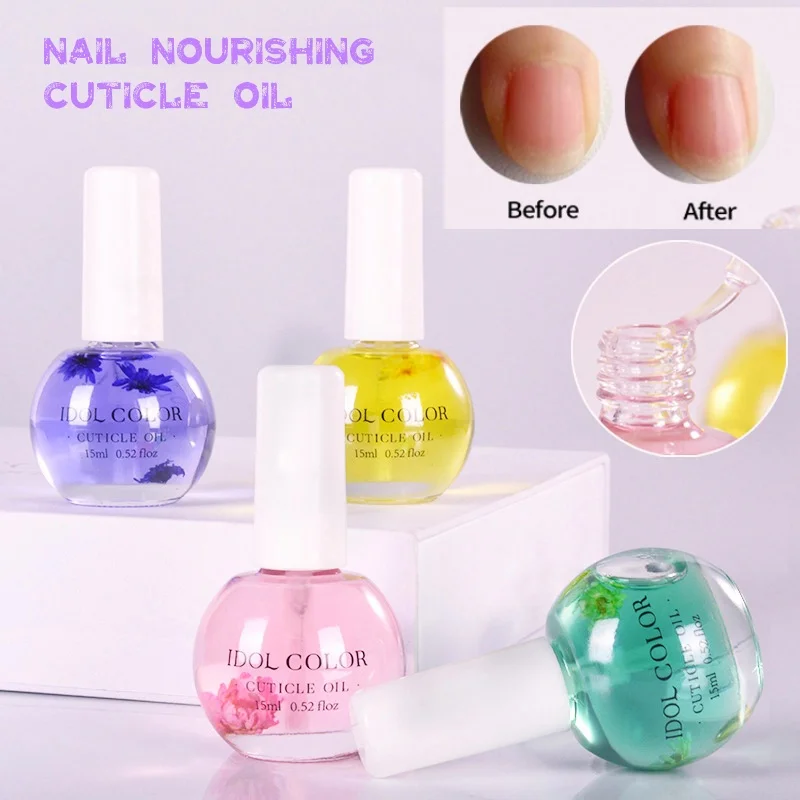 15ML ネイル栄養キューティクルオイルは、爪とキューティクルに潤いを与え、強化します。植物由来の栄養素が豊富で、ネイルトリートメントに最適です*