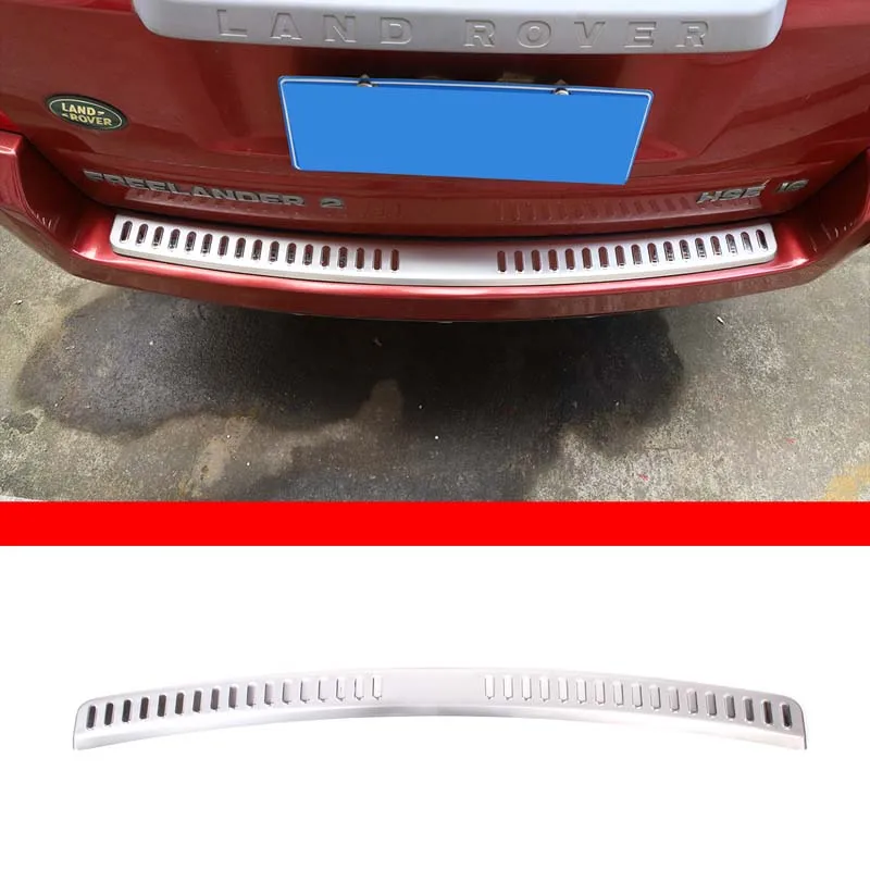 

Stainless Steel Rear Bumper Sill Scuff Plate Anti-Scratch Trim Kits For Land Rover Freelander 2 2009-2015 Car Accessories