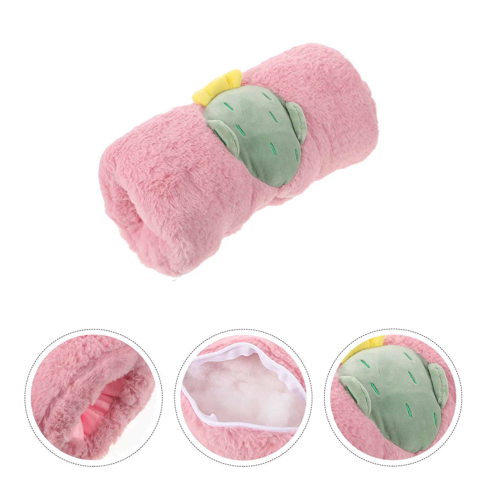 

Cute Cactus Pattern Hand Warmer Pillow - Reusable Portable Heating Muff for Adults Outdoor Winter Warmth Comfortable Soft