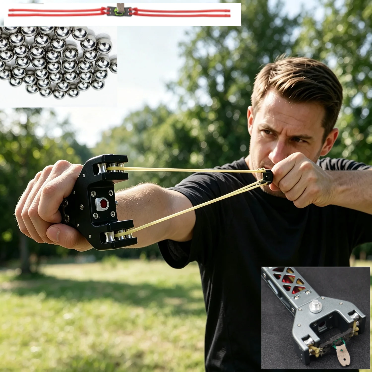 Automatic Loading Rapid Fire All Aluminum Alloy CNC Portable Outdoor Camping and Hunting Equipment