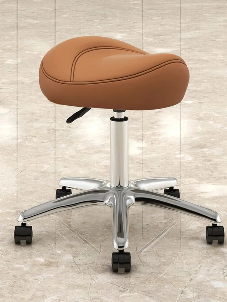 Beauty Salon Saddle Chair Furniture Barber Lifting Rotating Chair Tattood Manicure Chairs Barber Shop Hairdressing Bench Stools