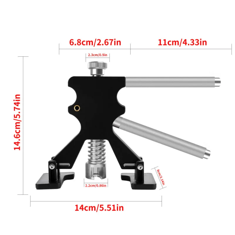 Kit de débosselage sans peinture pour carrosserie de voiture, outils de débosselage, kits flacon