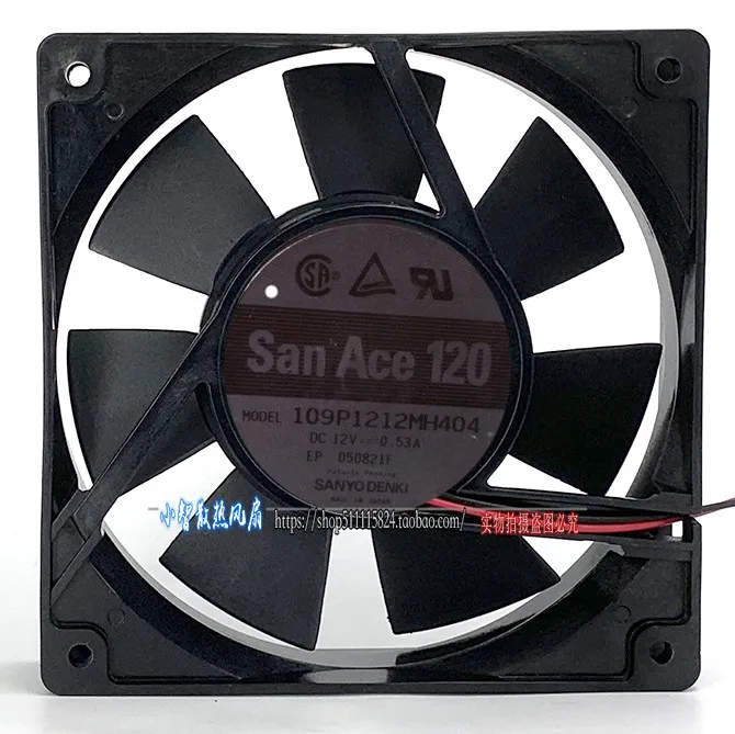 

ОРИГИНАЛЬНЫЙ 109P1212MH404 12 В 0,53 А 12025 120*120*25 мм НОВЫЙ охлаждающий вентилятор-радиатор