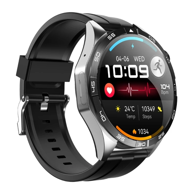 Smartband with Calendar Camera Stopwatch Function 4G Smartwatch Heart Rate Monitoring Wristwatch for Men Women Teen