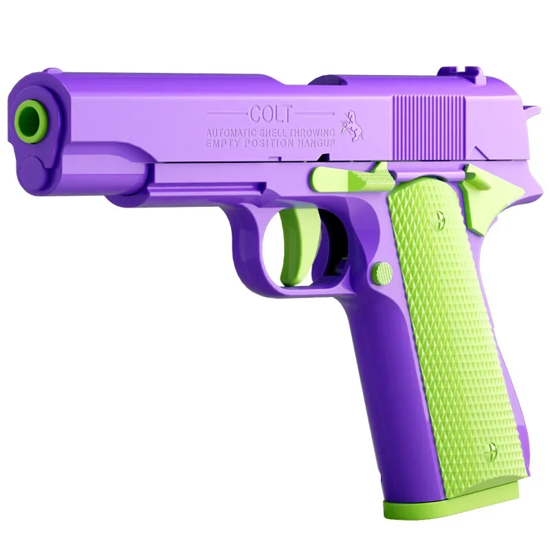Pistola de Juguete de Descompresión Gravity Carrot Gun Boy, No Dispara, Recarga Continua, Tipo Glock, Regalo de Navidad o Cumpleaños