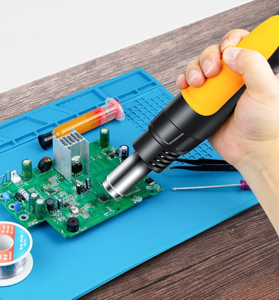 YGTOOLS 8028 8038 Mini Handige Blower Elektrische Telefoon Reparatie Tools SMD Rework Desoldeerstation Draagbare Hetelucht Warmte Pistool