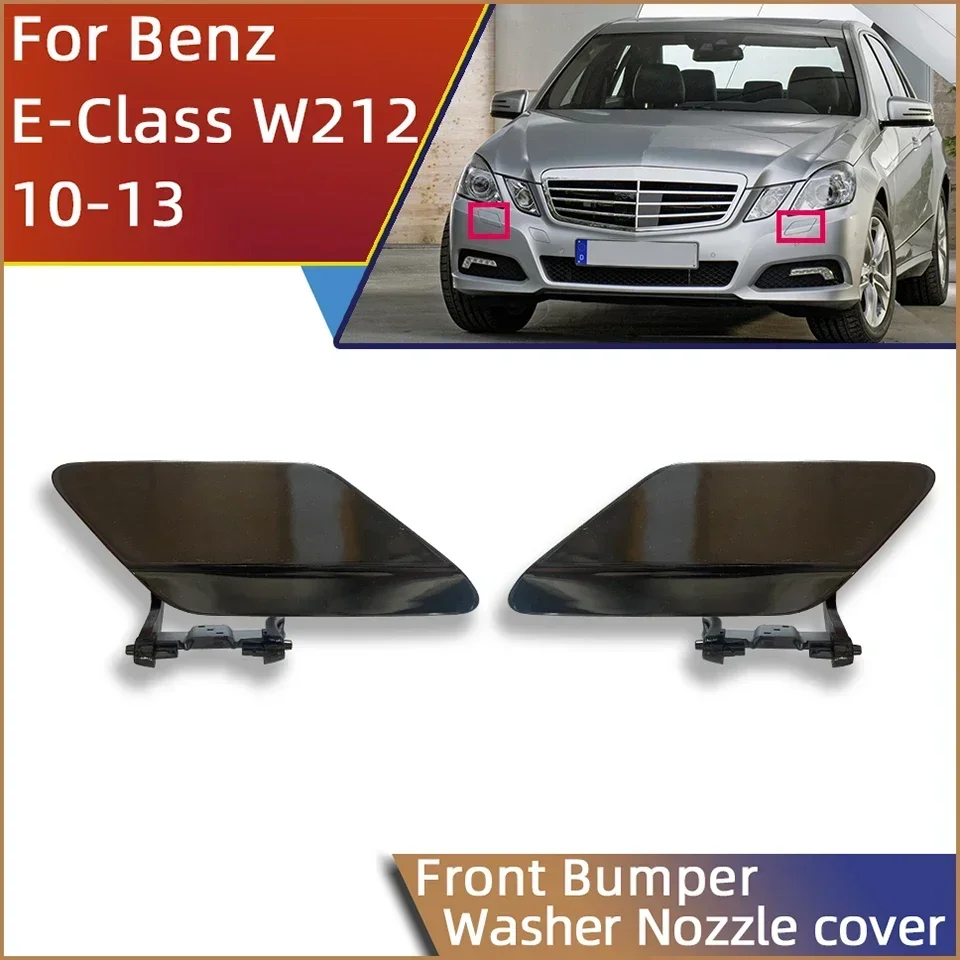 

2128600108 For Mercedes Benz E-Class W212 Headlight Washer Nozzle Cap Cover 2009 2010 2012 2013 E300 E350 E400 E550 Painted