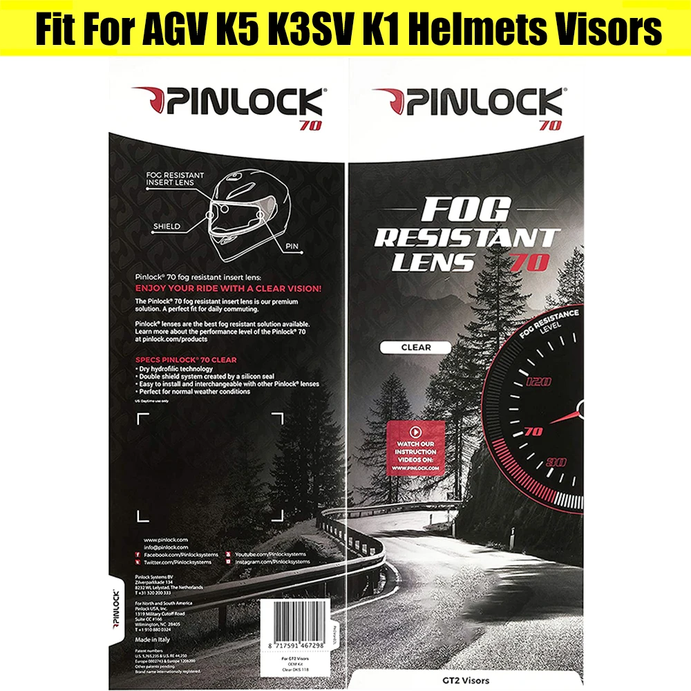 For AGV K5 K3SV K1 Helmets Full Face Anti Fog Film Anti Fog Sticker K5 Motorcycle Helmet