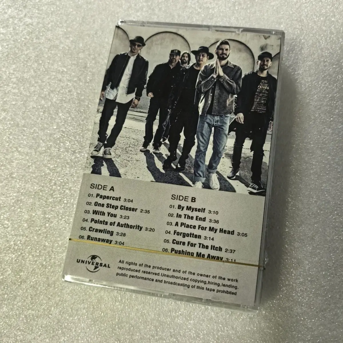 Linkin Park Hybrid Theory Album Western English Rock Songs Music Cassette Brand New Sealed Rap Metal Alternative Rock