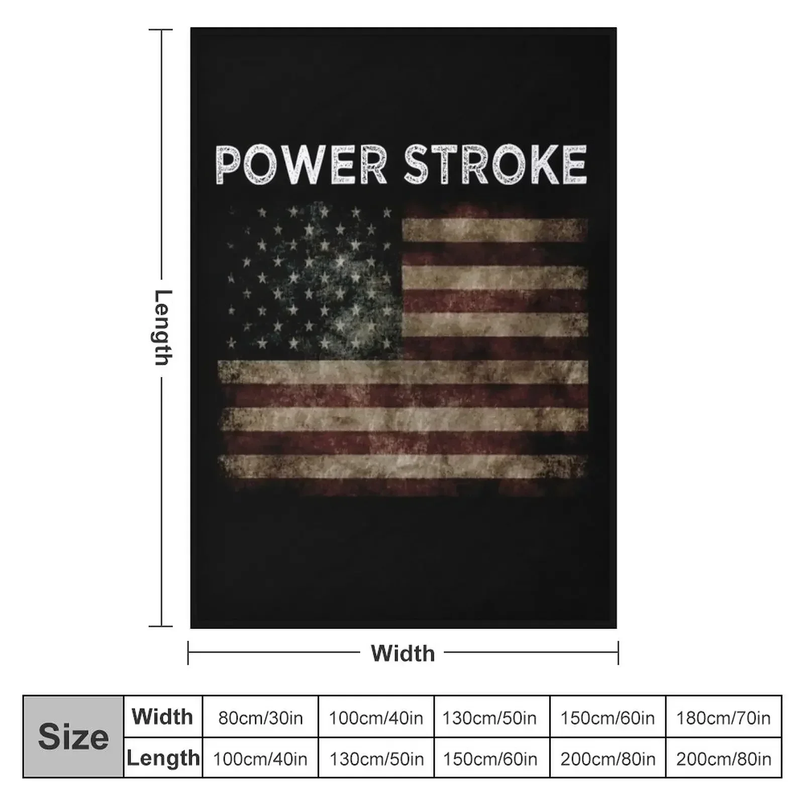 Power Stroke , PowerStroke Throw Blanket Bed linens Personalized Gift Warm wednesday Large Comforter Blankets