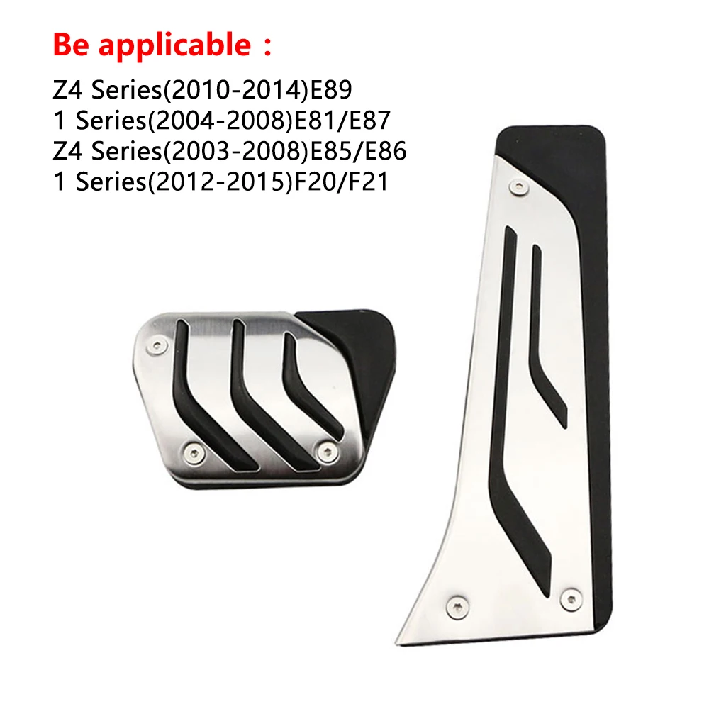 RHD Fußstütze Pedal Pad Abdeckung für BMW F20 F30 F31 316i 320i 328i 1 3 4 Serie Sport Gas Bremse Fuß Pedal Abdeckung Rest Pedale Kit – Detail 5