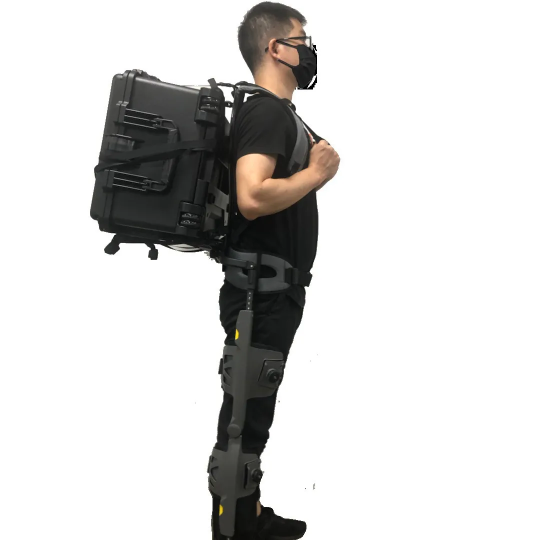 Lower limb load-bearing passive mechanical exoskeleton handling - Image 3