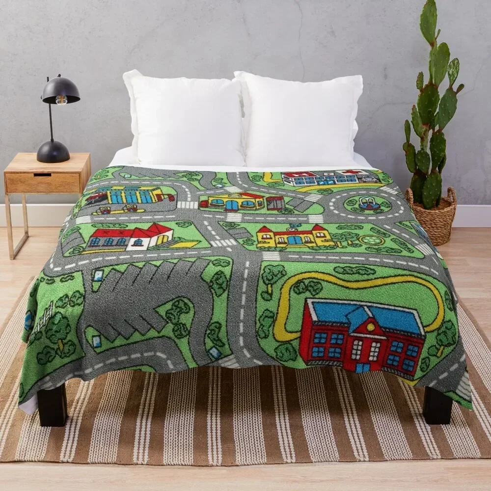 

Road Roag Throw Blanket Stylish Couch Blanket for Home Living Room