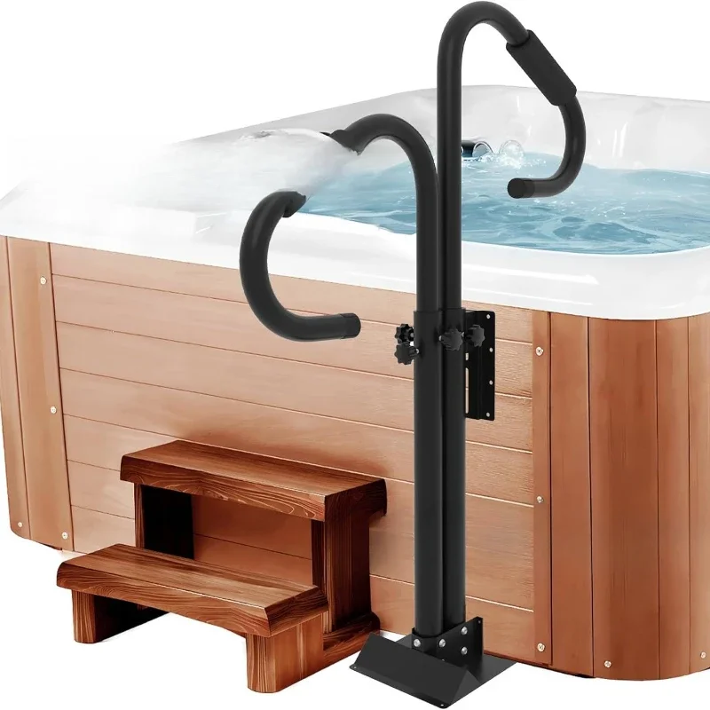 

Two-way hot tub handrail