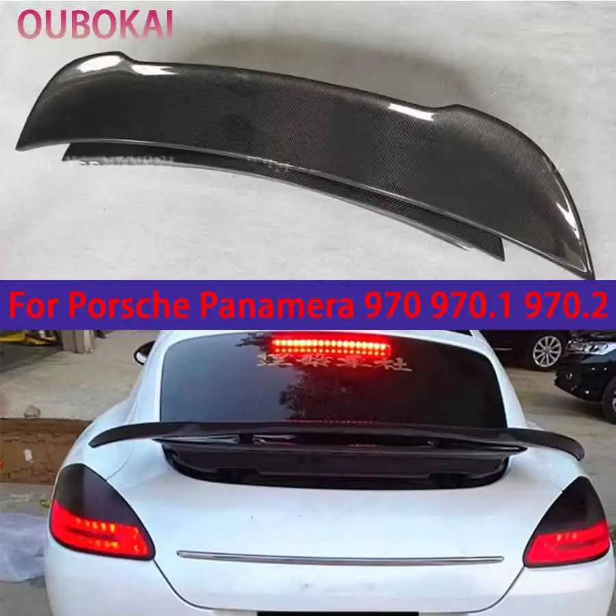 Für Porsche Panamera 970 970.1 970.2 Carbonfaser Heckflügel Heckspoiler Spoilerleitblech Heckflügel-Deflektor verbessertes Bodykit