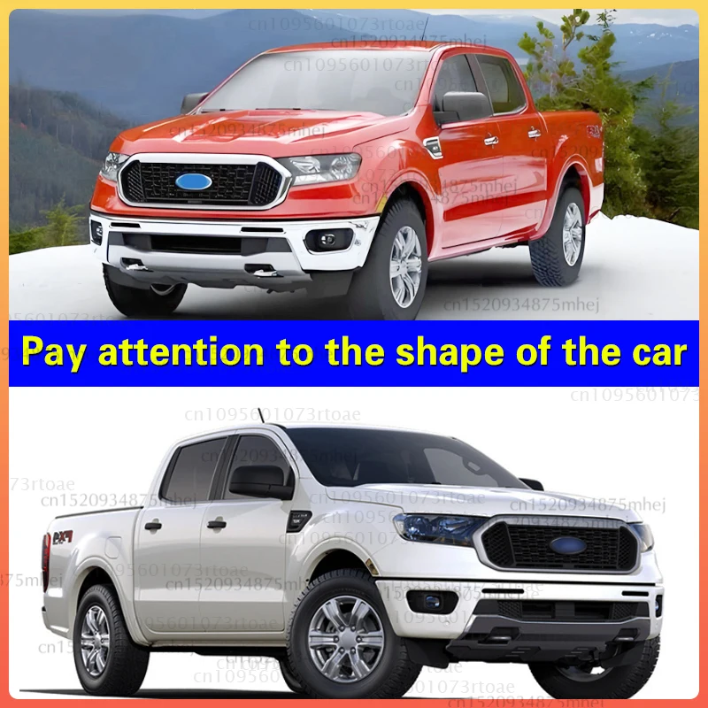 Fit For Ford Ranger T8 T9 2022 2023 2024 Exterior Accessories 4PCS Front Mud Flaps Splash Guards Mudguard Wheel Fender Custom view 2