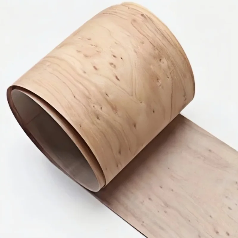 Natural Old Elm Birdeyes Wood Veneer Sheets for Wall Cladding Furniture Speakers Cabinet Decor Panels Veneer L:2.5Metersx20cm