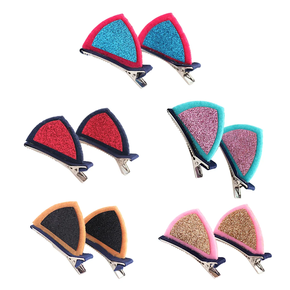 

5 Pairs Hair Pin Accessories Barrette Kids Clips for Girls Hairpin Children Headwear Baby Barrettes