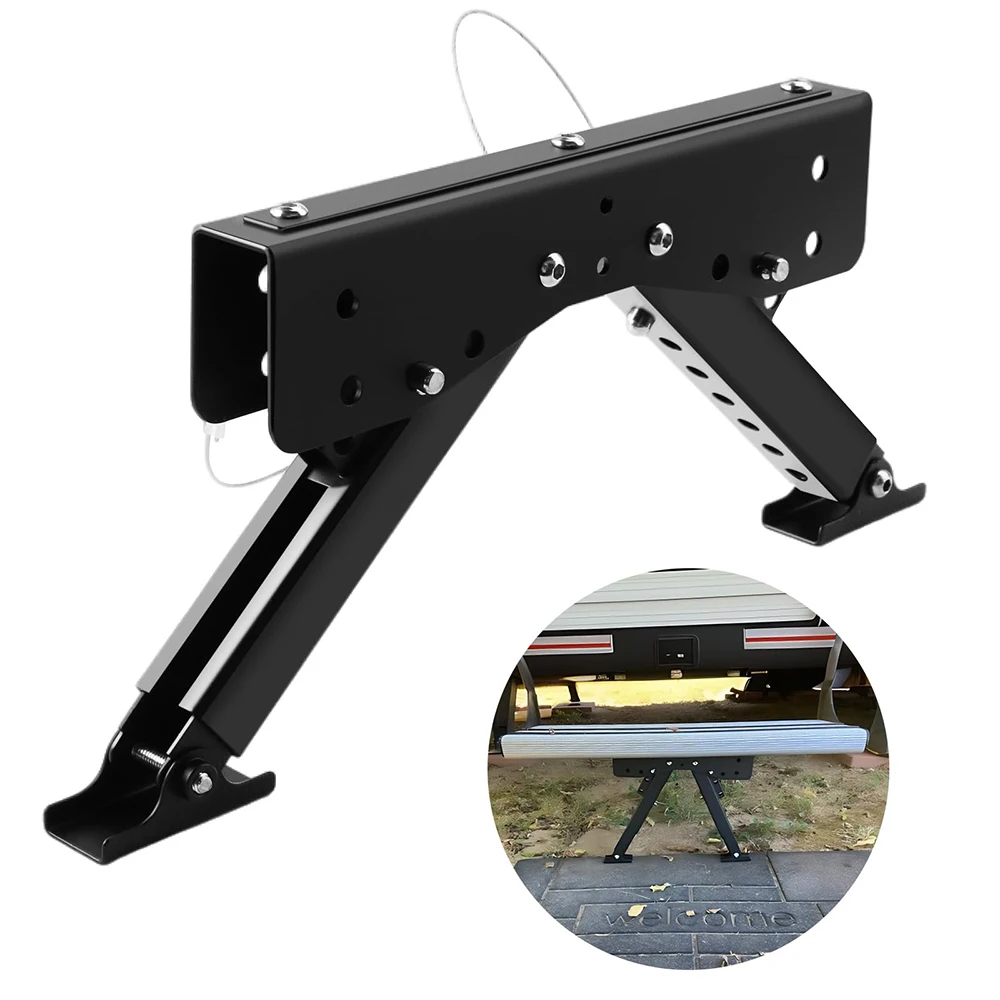 

RV Step Stabilizer for Camper Steps RV Step Support stabilizer Stair stabilizer Accessories for Travel Trailers Height Ranges