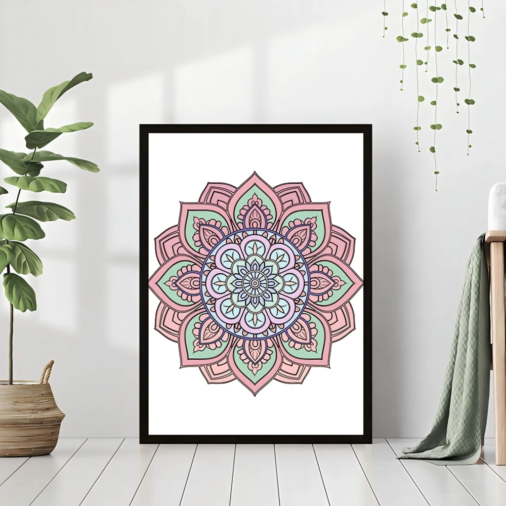 ルールマンダラぬり絵ブック大人用片面印刷24ページ、不安やうつを和らげる大人のための手作りアート