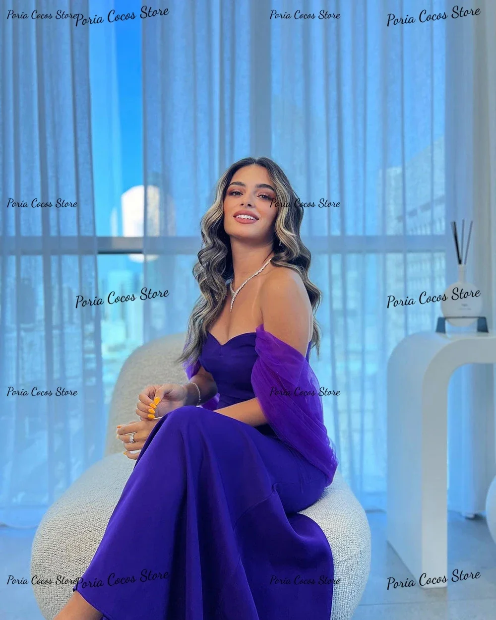 Customized Sweetheart Neck Off Shoulder Prom Gown A-line Sexy Backless Exquisite High Quality Occasion Evening Dresses for Women - Image 4