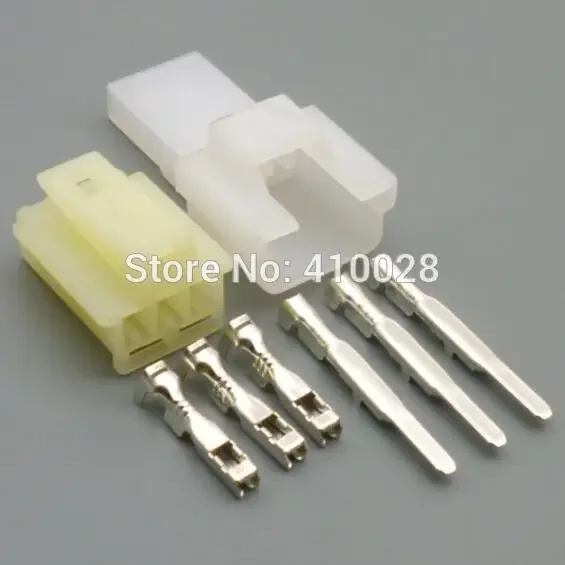 shhworldsea 5/30/100sets 2.3mm  3pin 3p  male female  wiring connector 6090-1131  6090-1136