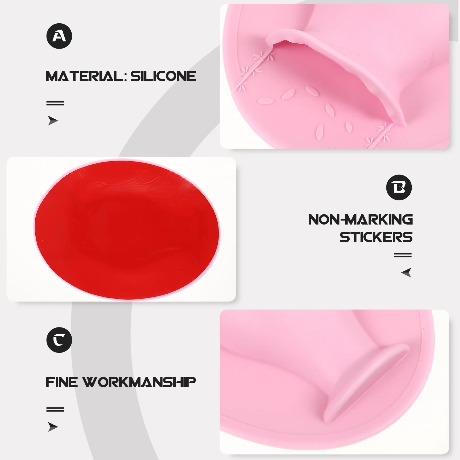 

Wall Sticky Vase Silicone Decor Stylish Wall-Mounted Plant Pot Home Decoration Exquisite Workmanship Wall Sticky Vase