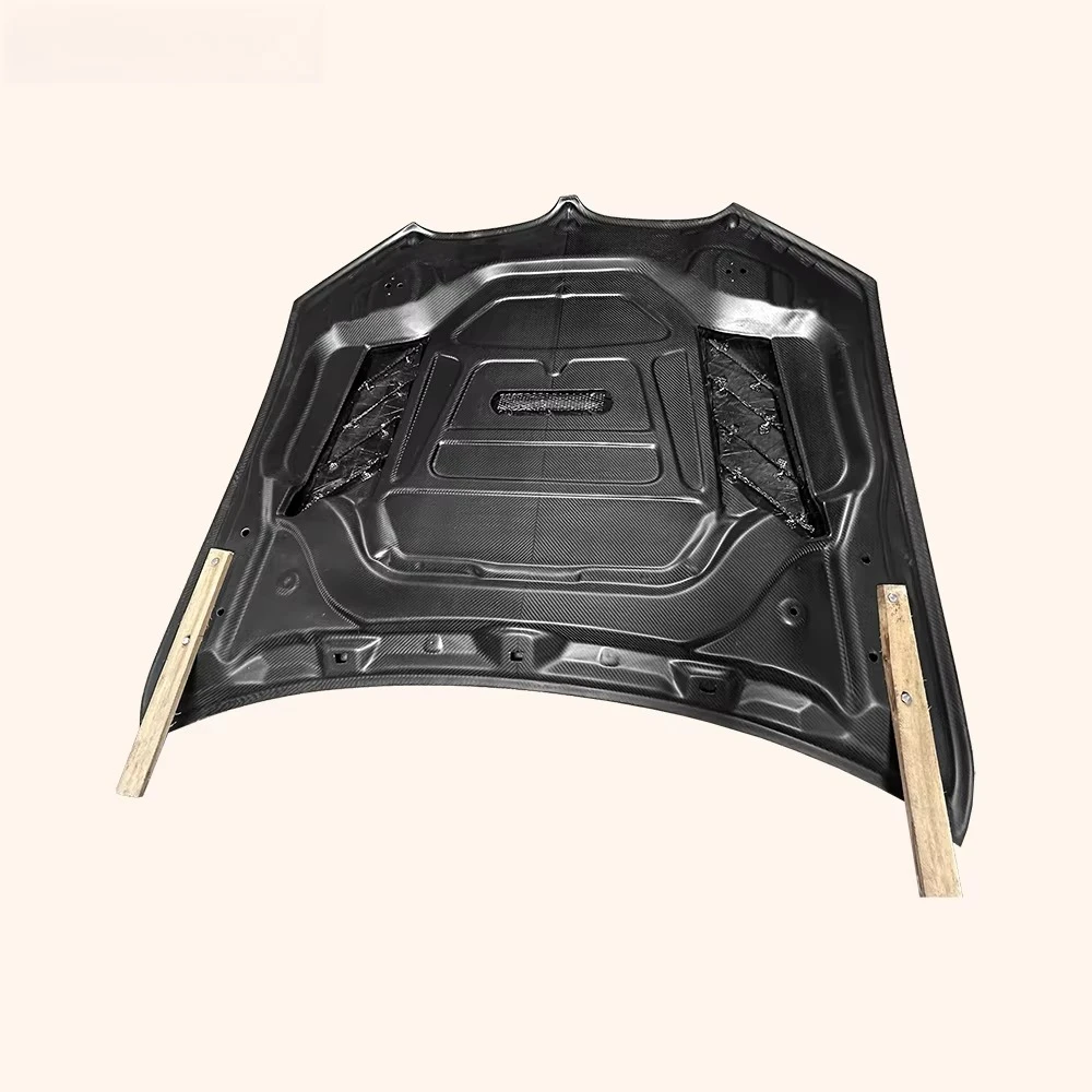 Per X3M F97 X4M F98 19-24 Cofano di raffreddamento ventilato anteriore stile AD in carbonio secco