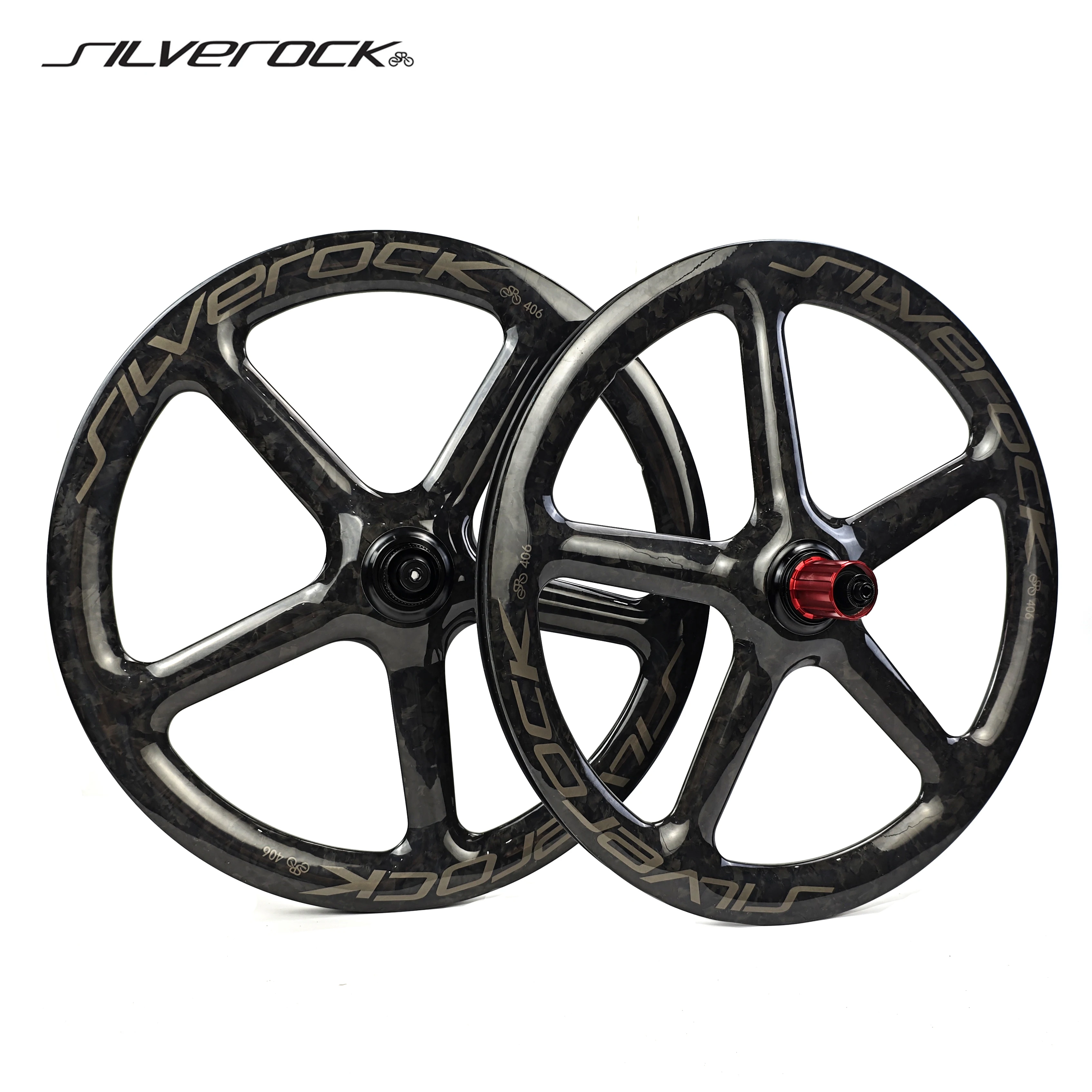 451 カーボン フロントホイール ディスクSILVEROCK SILVEROCK 5 Spoke Carbon Wheels 20