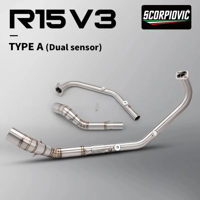 

Full Exhaust Header Tube Made of Stainless Steel for MT15 R15 V3 V4 2017-2025