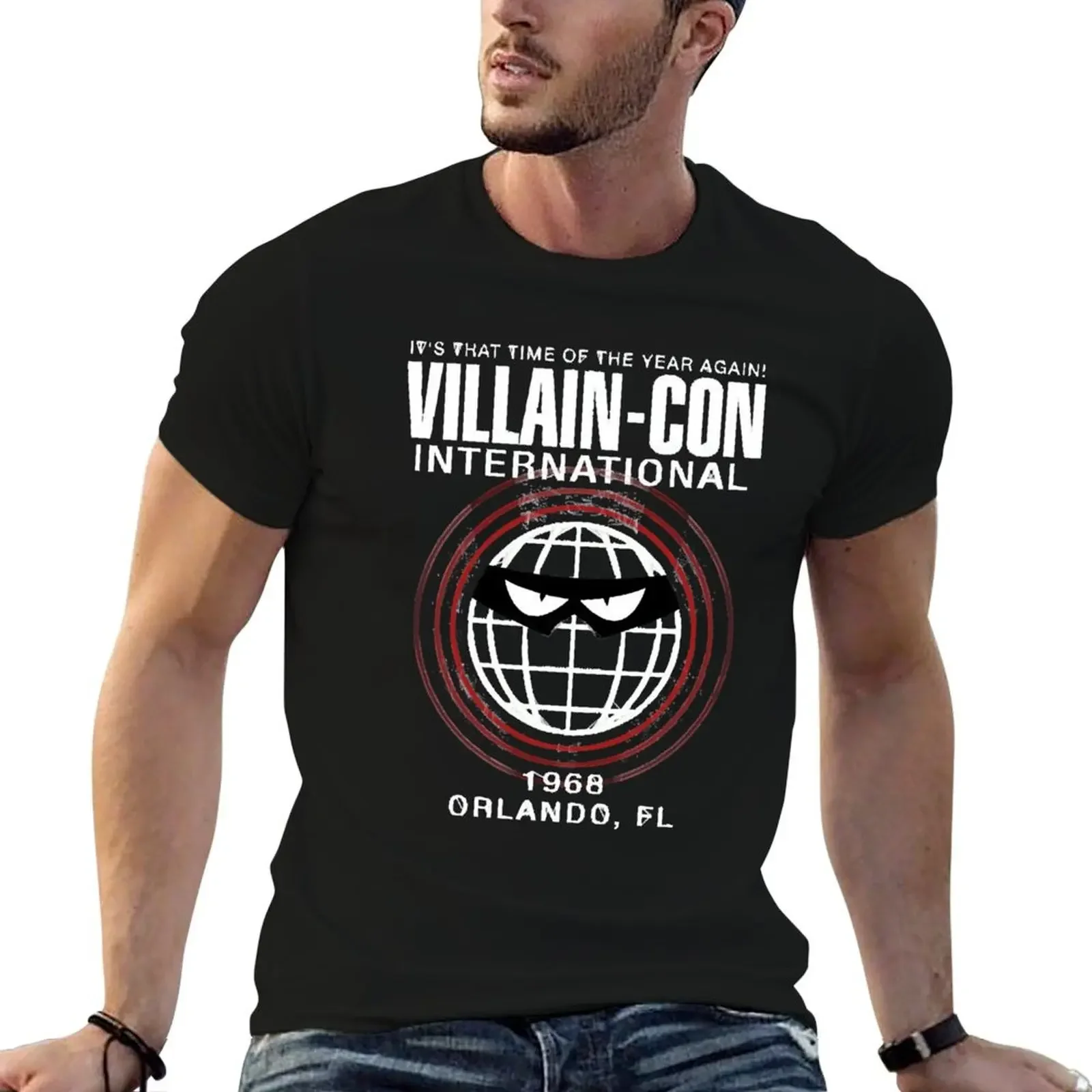 VILLAIN-CON INTERNATIONAL T-Shirt new edition anime vintage graphic tee summer top men clothes