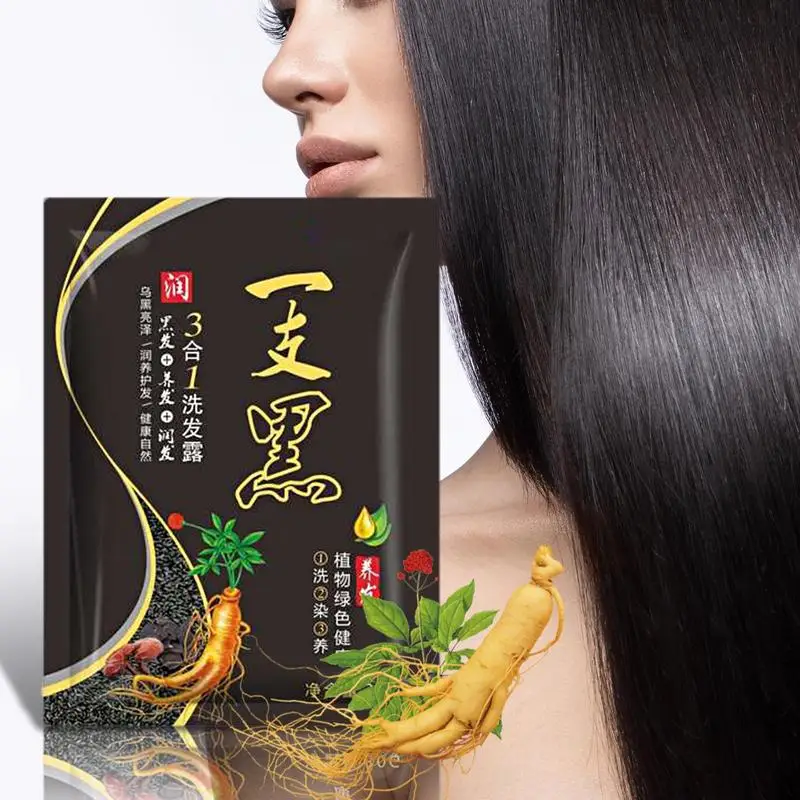 Bubble Hair Dye Hair Coloring For Self Use Nourishing Formula Long-Lasting Natural Plant Hair Dye Hair Care Styling Hair Dye