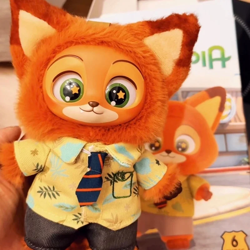 Caja ciega de Miniso Zootopia de Disney, figura de acción de Nick Judy, muñeco de vinilo de peluche, caja misteriosa, figuras de Anime, regalo de colección de dibujos animados