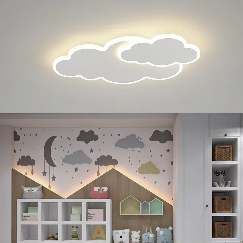 led lustre de teto criativo nuvem branca iluminacao do quarto dos desenhos animados decoracao do quarto criancas ler estudo decoracao para casa luzes led 01