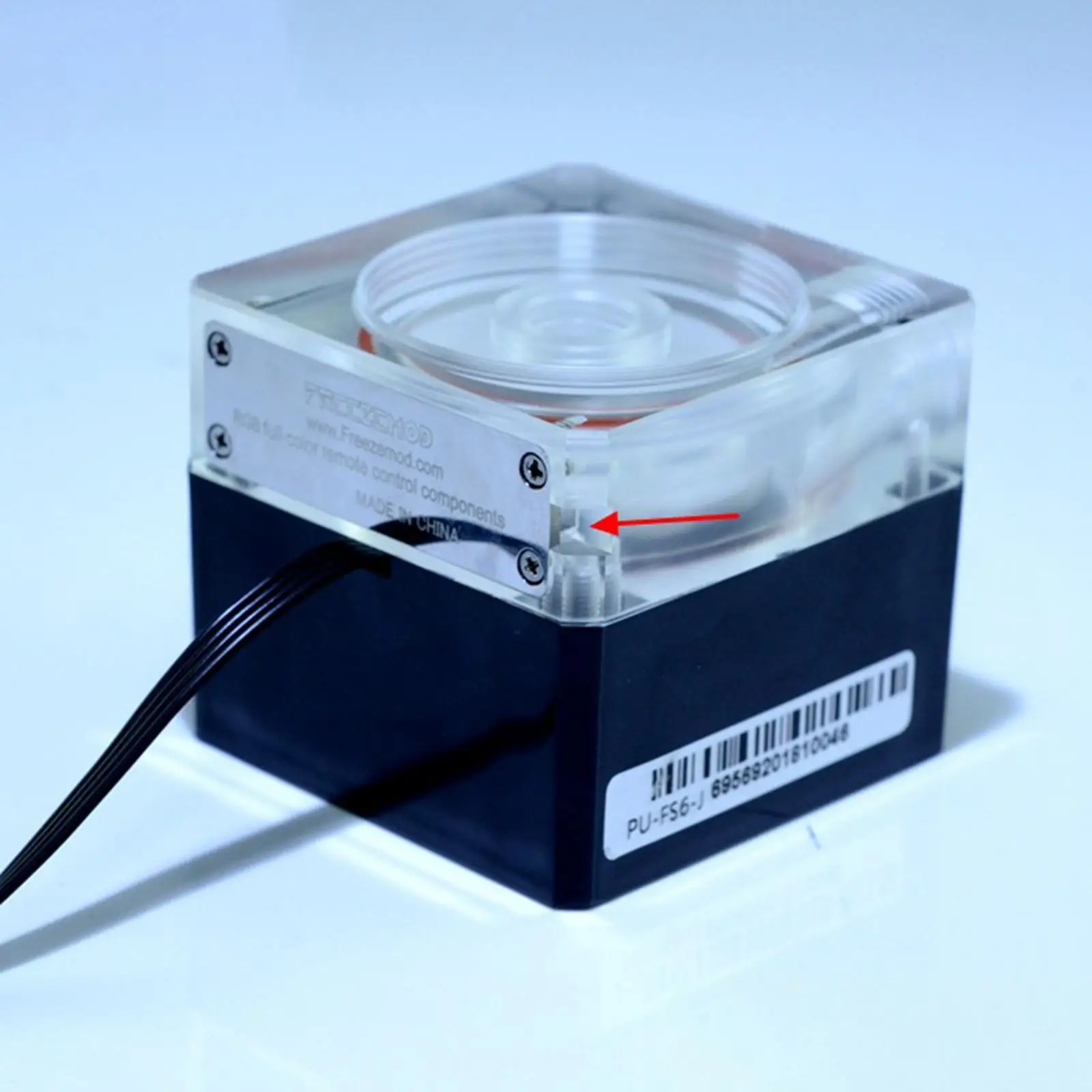 Water Cooling Pump Tank Combo Universal G1 4 Threaded Connection RGB Back Mount for DIY PC Coolant
