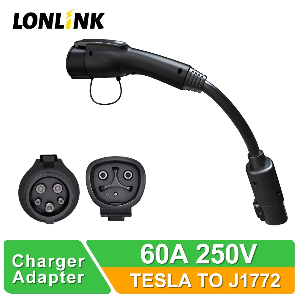 

Адаптер зарядного устройства LONLINK Tesla на J1772, 48 а, 250 В