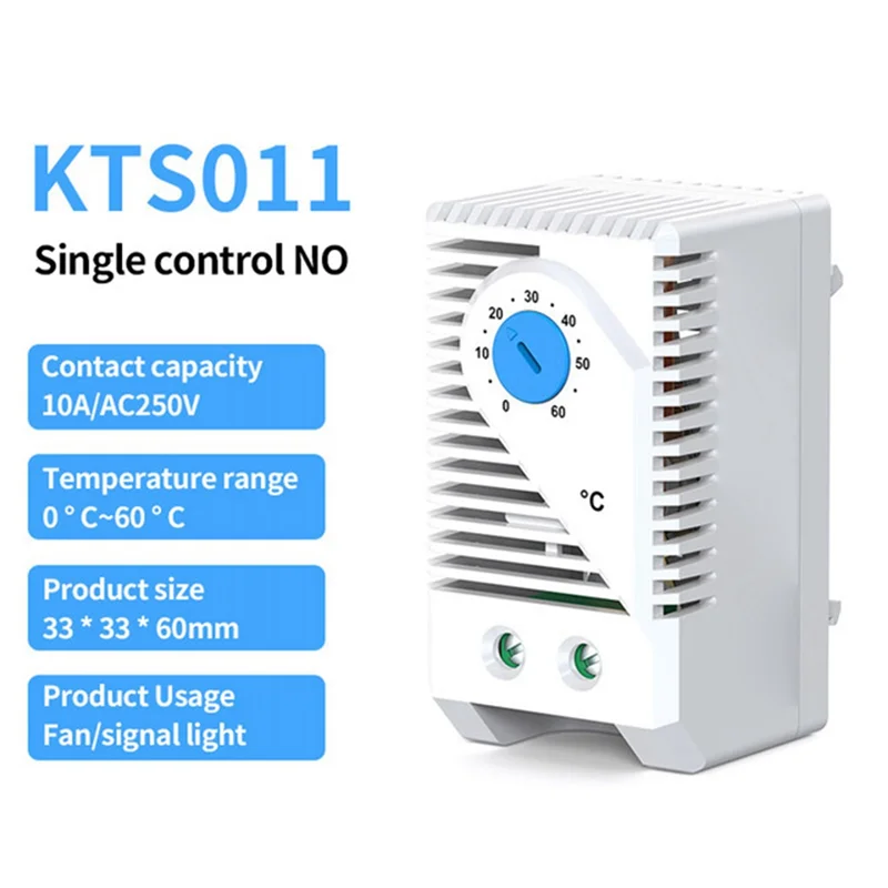 Y42A-Temperature Controller Mechanical Switch NO NC 0-60℃ Cabinet Thermostat And Humidity Control AC 250V 10A