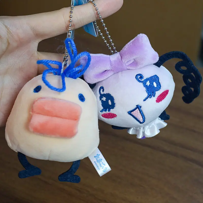 

Tamagotchi Cute Plush Keychain Cartoon Angel Style Stuffed Doll Mini Soft Toy Bag Backpack Pendant Charm Gift For Girlfriend
