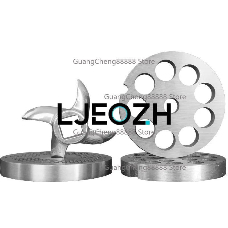 Type 12 Meat Grinder Blade Stainless Steel Cross Cutter Head Orifice Plate Grate Screen Plate Mesh Accessories