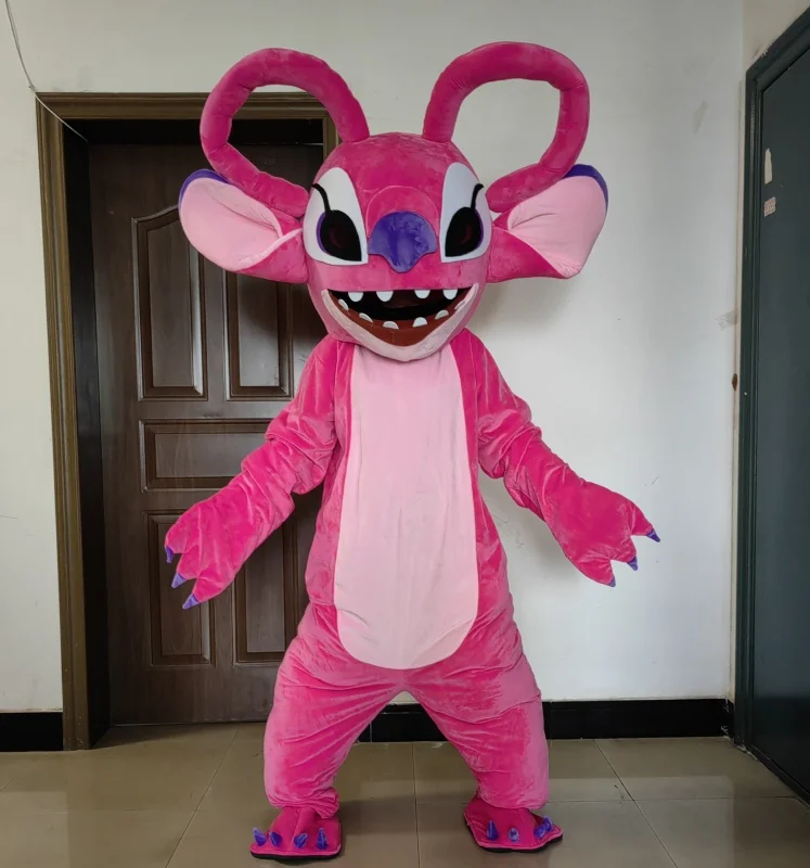 2028 Cosplay Premium stof Blauw Lilo & Stitch Mascottekostuum Cartoonpakken Muis Mickey Minnie Rollenspel Fancy Dress Carnaval