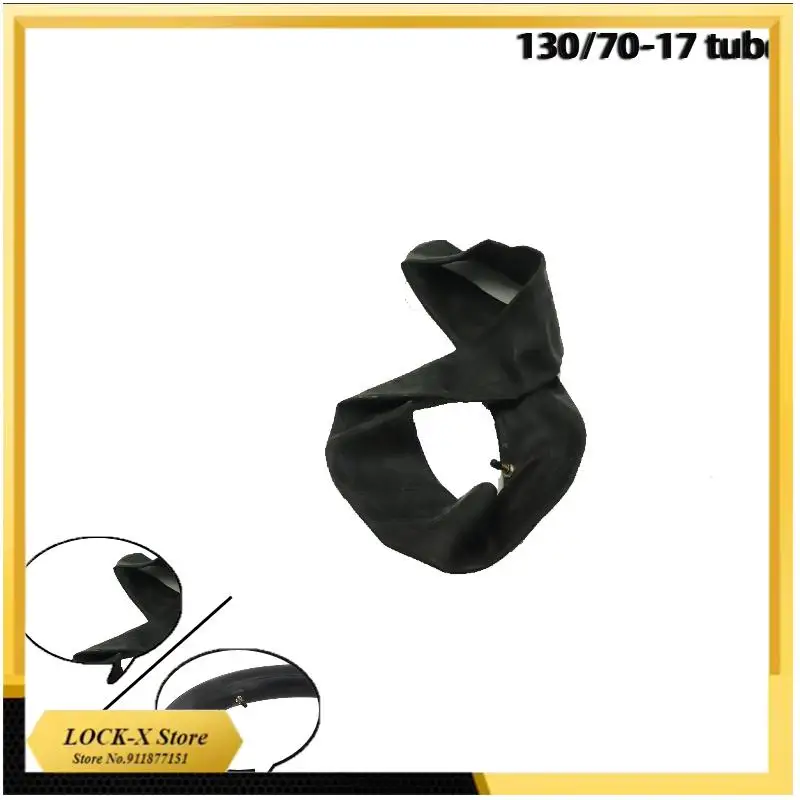 

Inner tube thickened 130/70-17 inner tube straight mouth for off-road motorcycles electric vehicles to replace the inner tube