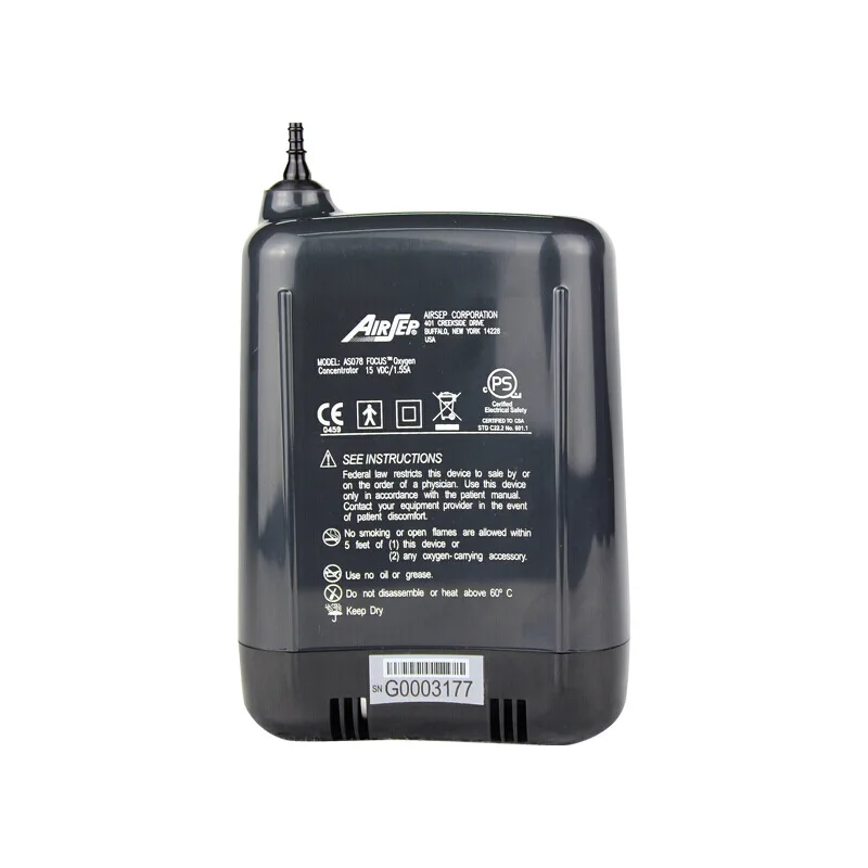 Airsep Comfortable 2L Portable Oxygen Concentrator Medical Oxygen Making Machine Rechargeable FOR OUTDOOR AND TRAVEL battery