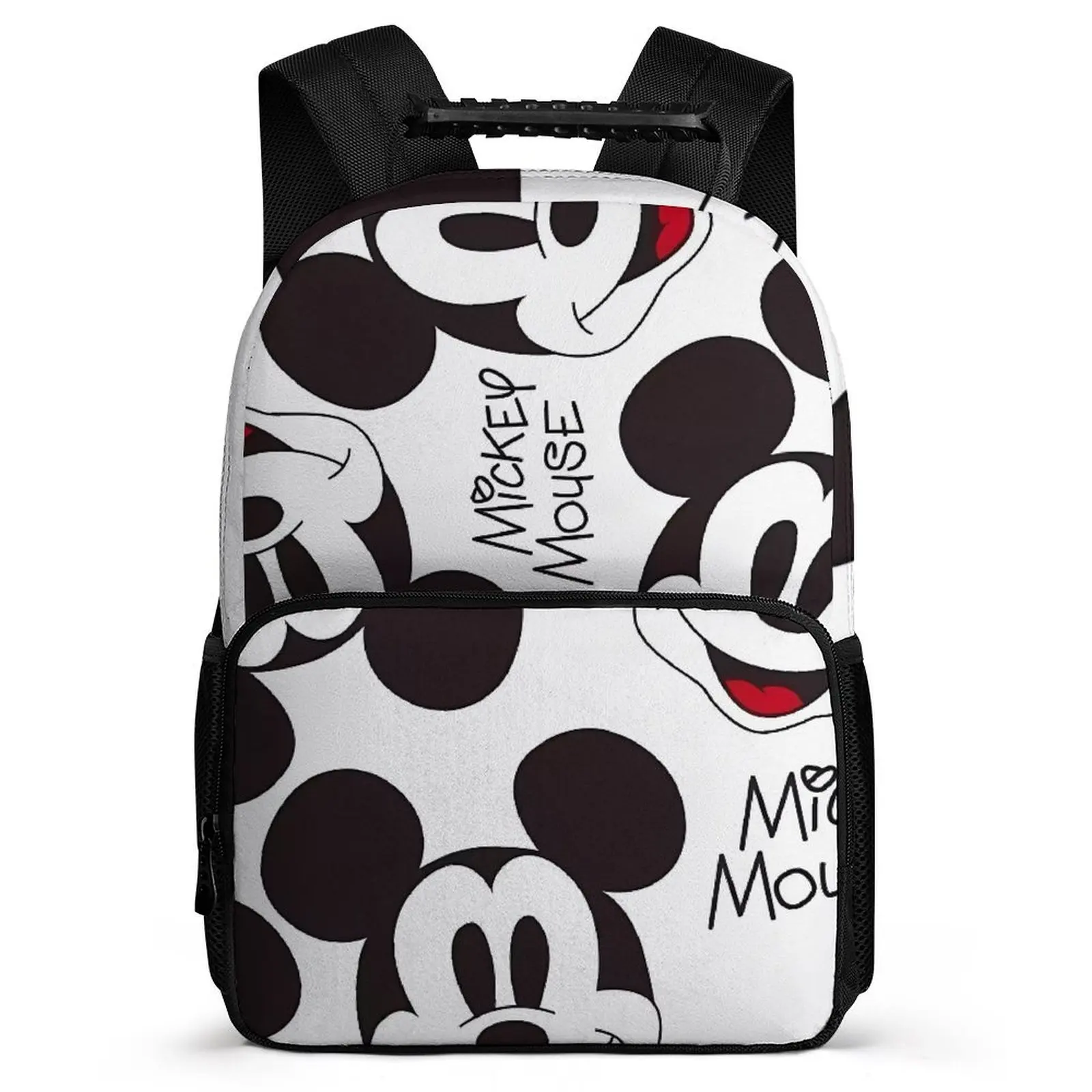 

Fashion Disney Mickey Mouse Teen Student Girl Boy To School Knapsack 16 Inch Cartoon Backpack Women Rucksack