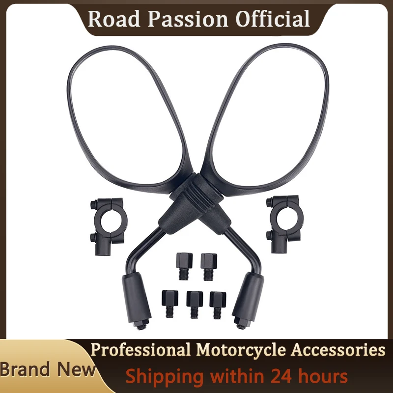 8MM 10MM ATV Motorcycle Left Mirrors Ball-Type Adjustment For Scooter Snowmobile Mope Fit For FZ-8 Fazer FZ 09 For Can Am DS 250