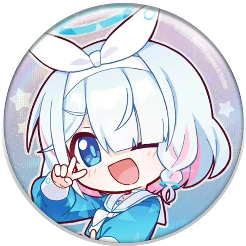 58 ミリメートルゲームブルーアーカイブちびアロイナプラナストロベリーミルク複合コスプレ衣装アクセサリーバッジピン SPTE ブリキブローチ