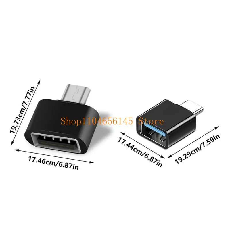 5ASD USB 2.0 A a microUSB Type C OTG adaptador permite conexión directa Flash