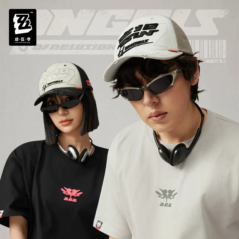 Official ZenlessZoneZero Genuine Three Z STUDIO “Delusional Angel” Embroidered Baseball Cap - Gaming Merchandise, Gift