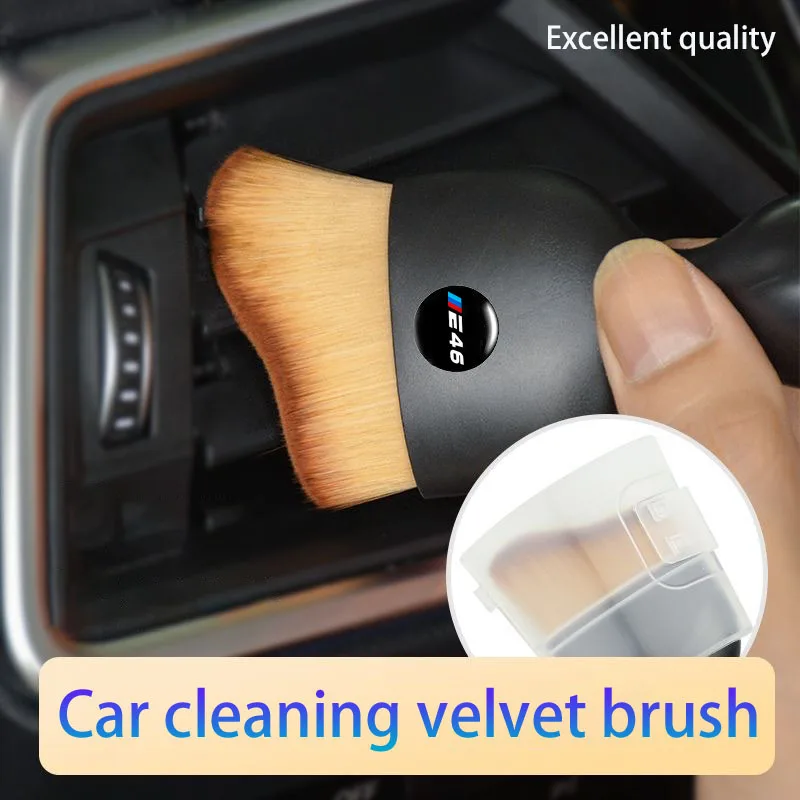 Car air conditioner cleaning brush car air outlet gap dust removal brush suitable for BMW E46 Interior Accessories