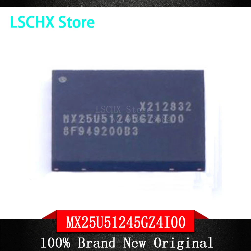 

(1piece)100% New MX25U51245GZ4I00 MX25U51245GZ4100 QFN-8 Chipset